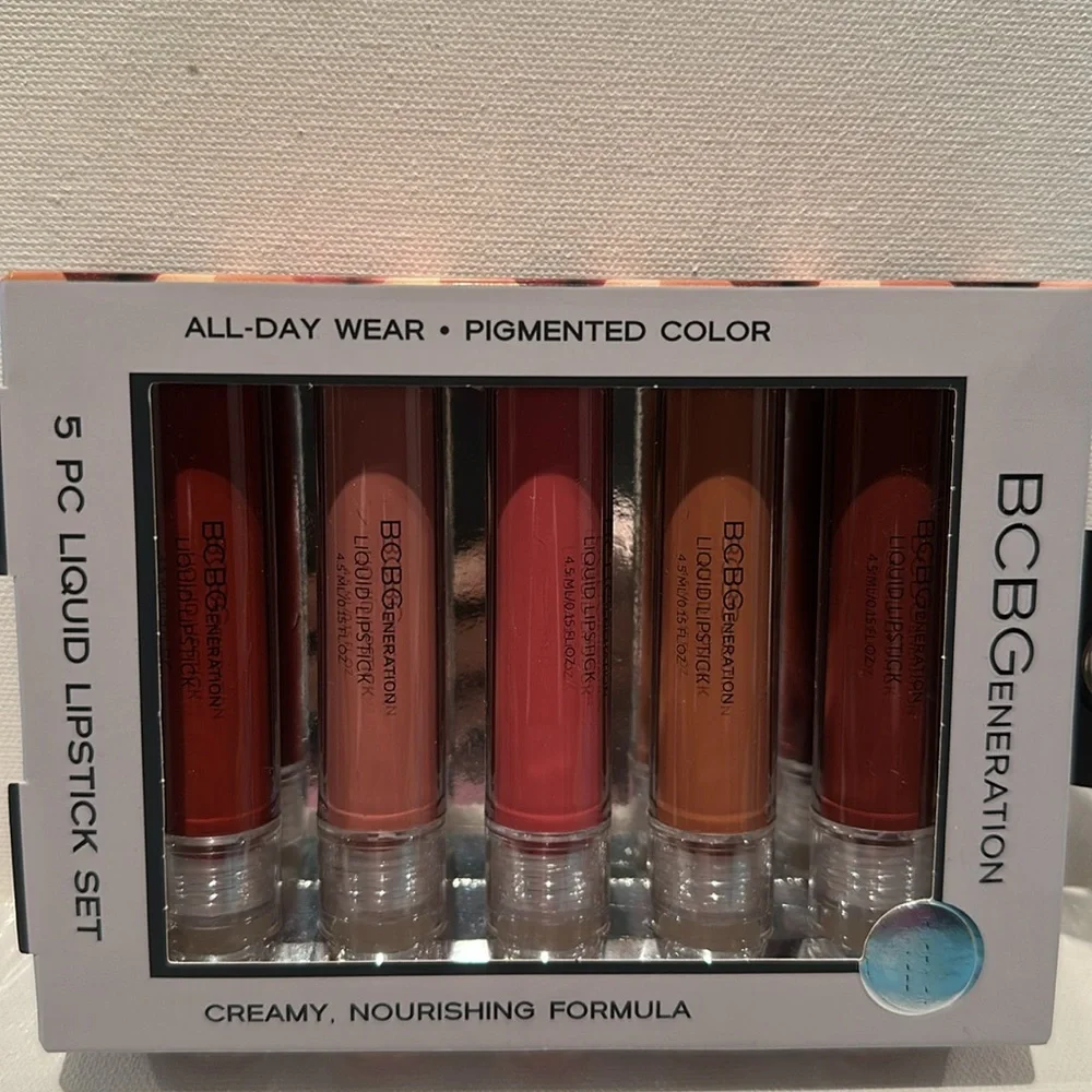 BCBGeneration (5) Piece Lipstick Set for All Day wear.